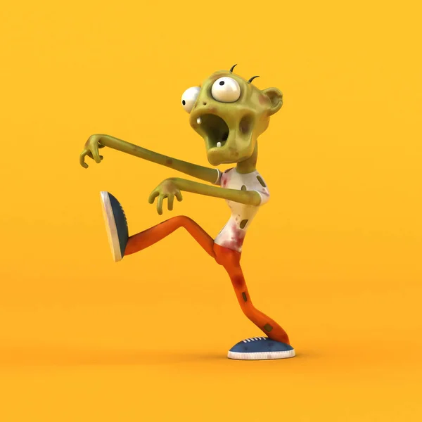 Charakter zábavné zombie — Stock fotografie