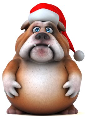 komik Noel Baba - 3d çizim