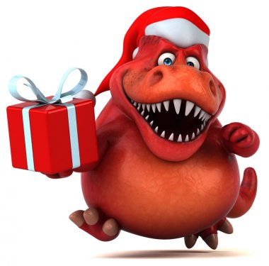 komik Noel Baba - 3d çizim