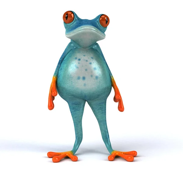 Fun Frog Εικονογράφηση — Φωτογραφία Αρχείου