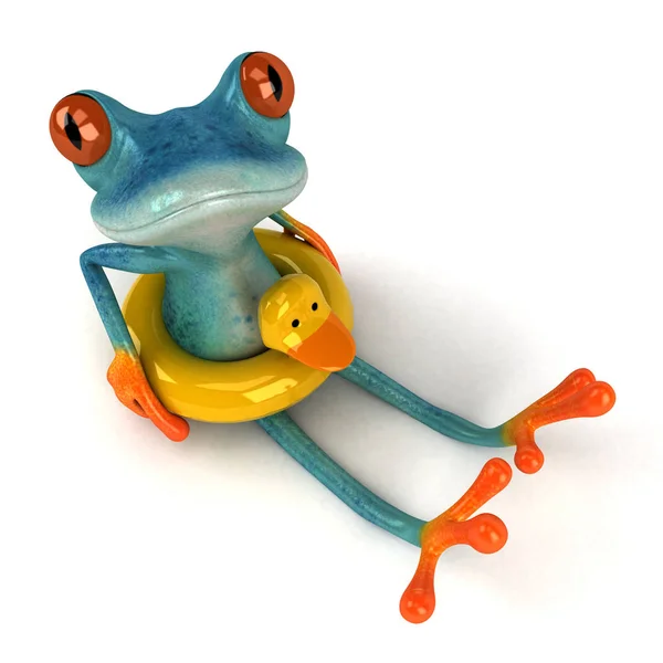 Fun Frog Illustration — Stock Photo, Image