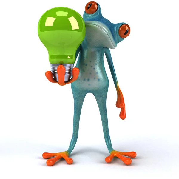 삽화를 개구리의 재미있는 — 스톡 사진