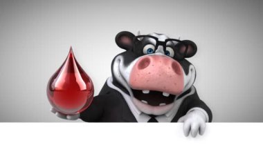 çizgi film karakteri ile damla