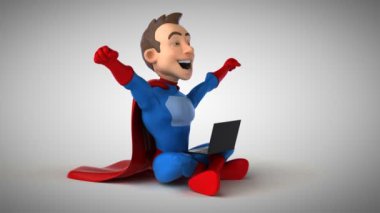 Eğlenceli süper kahraman karakter kodlama - 3d animasyon