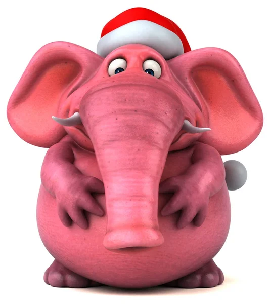 Leuke Cartoon Character Santa Claus Illustratie — Stockfoto