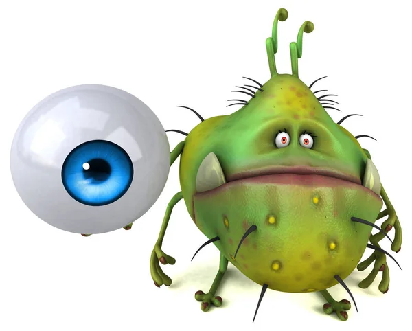 Cartoon Character Eye Illustration — Stock Photo, Image