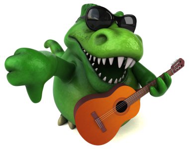 Eğlenceli Trex zekâ - 3d Çizim araç