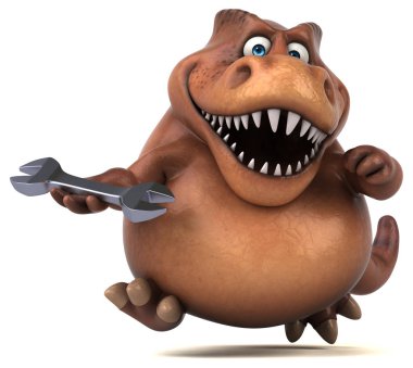 Eğlenceli Trex holding - 3d çizim aracı