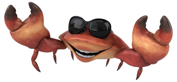 Fun Crab Character Illustration — Stock Photo, Image