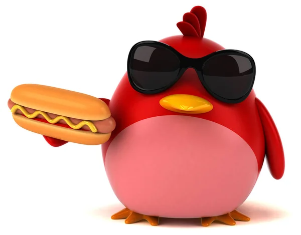 Cartoon Character Hotdog Illustration — Stock Photo, Image