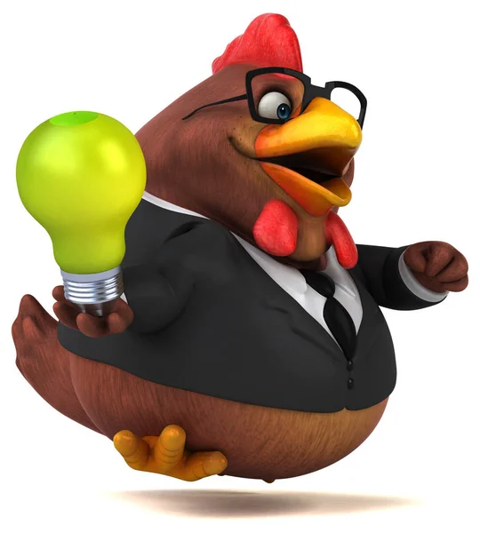 Zabawa Kurczaka Lampy Ilustracja — Zdjęcie stockowe