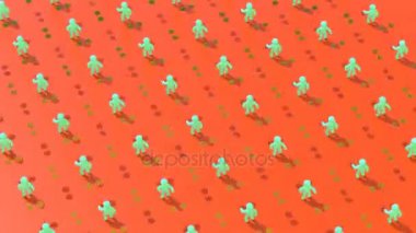 Blockchain ve para Satım kavramı - 3d animasyon