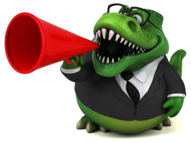 Eğlenceli çizgi film karakteri ile - 3d çizim kitapları