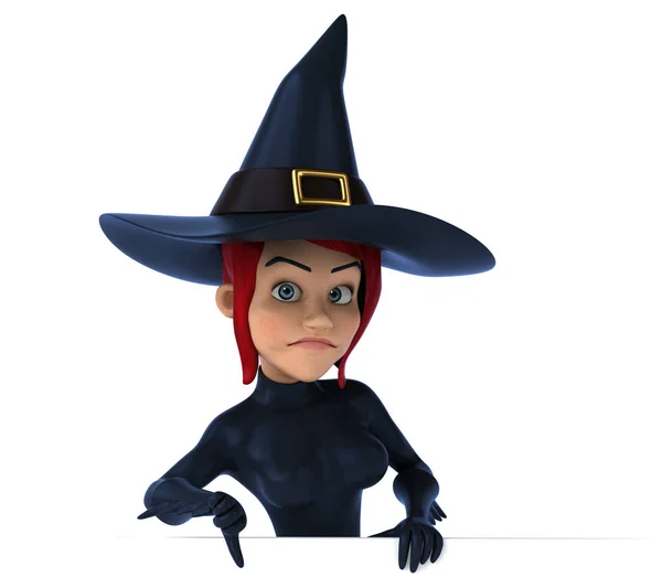 Sexy Witch Character Illustration — Stock Photo, Image