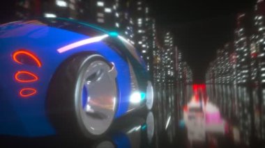 Modern araba tasarımı - 3d animasyon