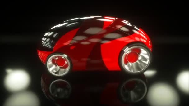 現代の車のデザイン アニメーション — ストック動画