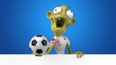 Top - 3d animasyon ile eğlenceli zombi 