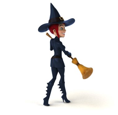 Seksi cadı - 3d çizim