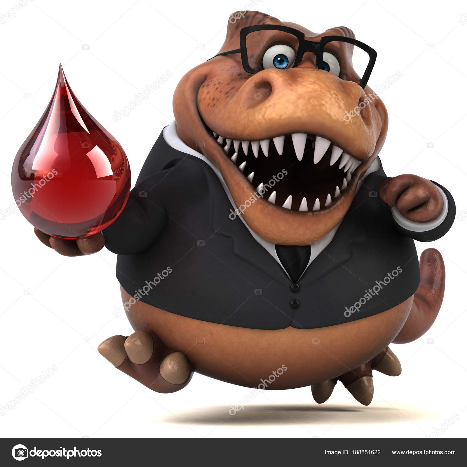 Fun Trex Drop Illustration Stock Photo by ©julos 188851622