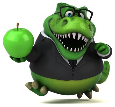 Apple - 3d çizim ile eğlenceli Trex