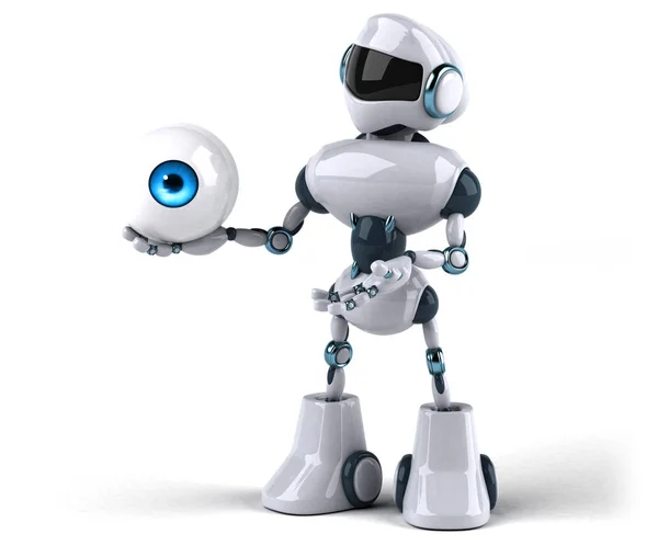 Robot Bedrijf Eye Illustratie — Stockfoto