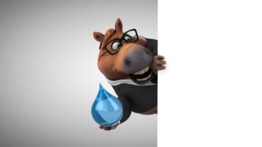 Damla - 3d animasyon ile eğlenceli at