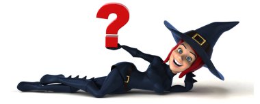 Eğlenceli çizgi film karakteri ile soru - 3d çizim