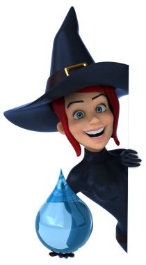 Waterdrop - 3d çizim ile eğlenceli çizgi film karakteri