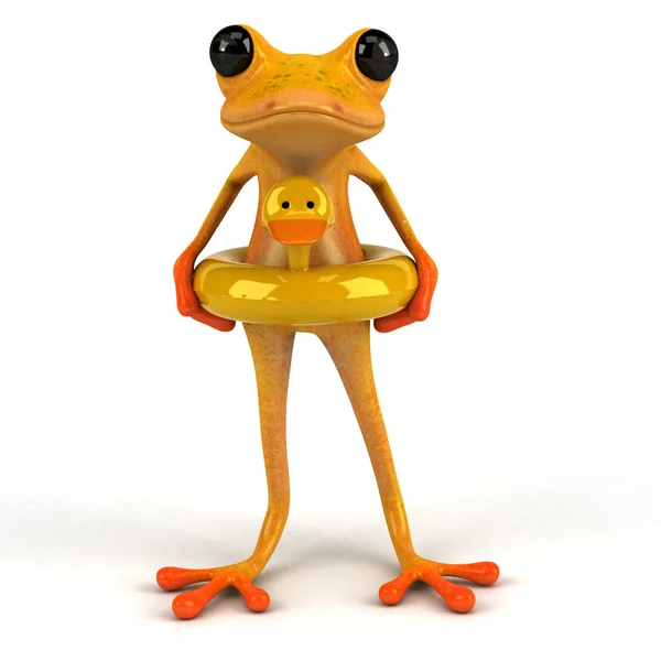Fun Frog Illustration — Stock Photo, Image
