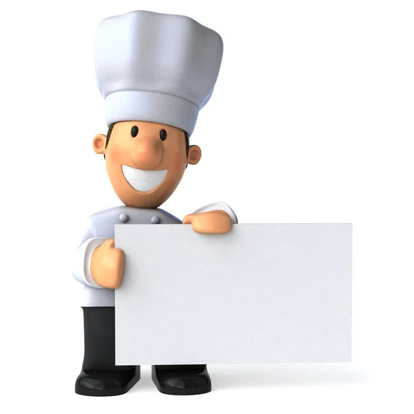 Spaß Koch Charakter Illustration — Stockfoto