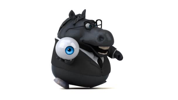 Fun Horse Eye Animation — Stock Video