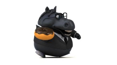 Çörek - 3d animasyon ile eğlenceli at