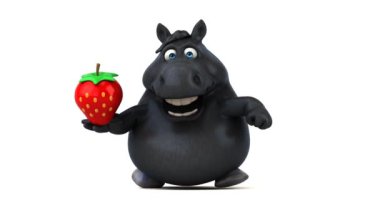 Çilek - 3d animasyon ile eğlenceli at