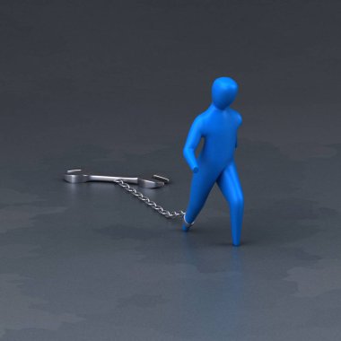 Yük simgesiyle - 3d çizim aracı