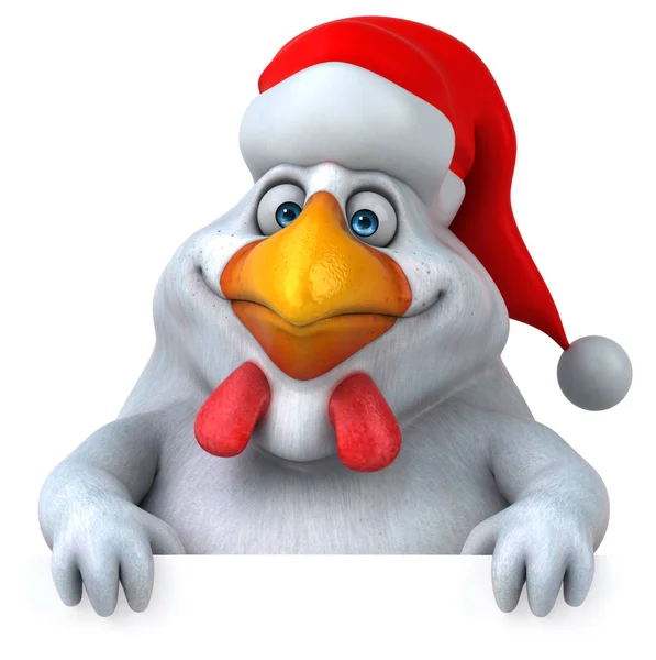 Spaß Cartoon Figur Santa Claus Illustration — Stockfoto