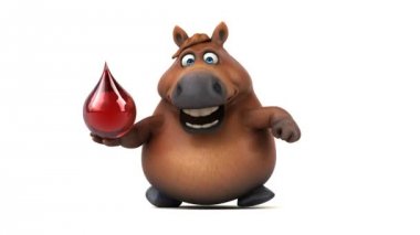 Damla - 3d animasyon ile eğlenceli at