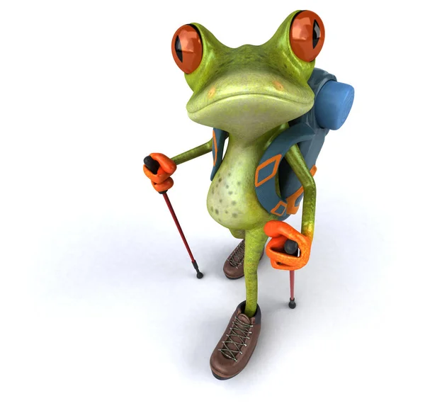 개구리 일러스트 — 스톡 사진