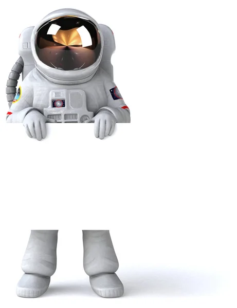 Astronauta Zabawa Ilustracja — Zdjęcie stockowe