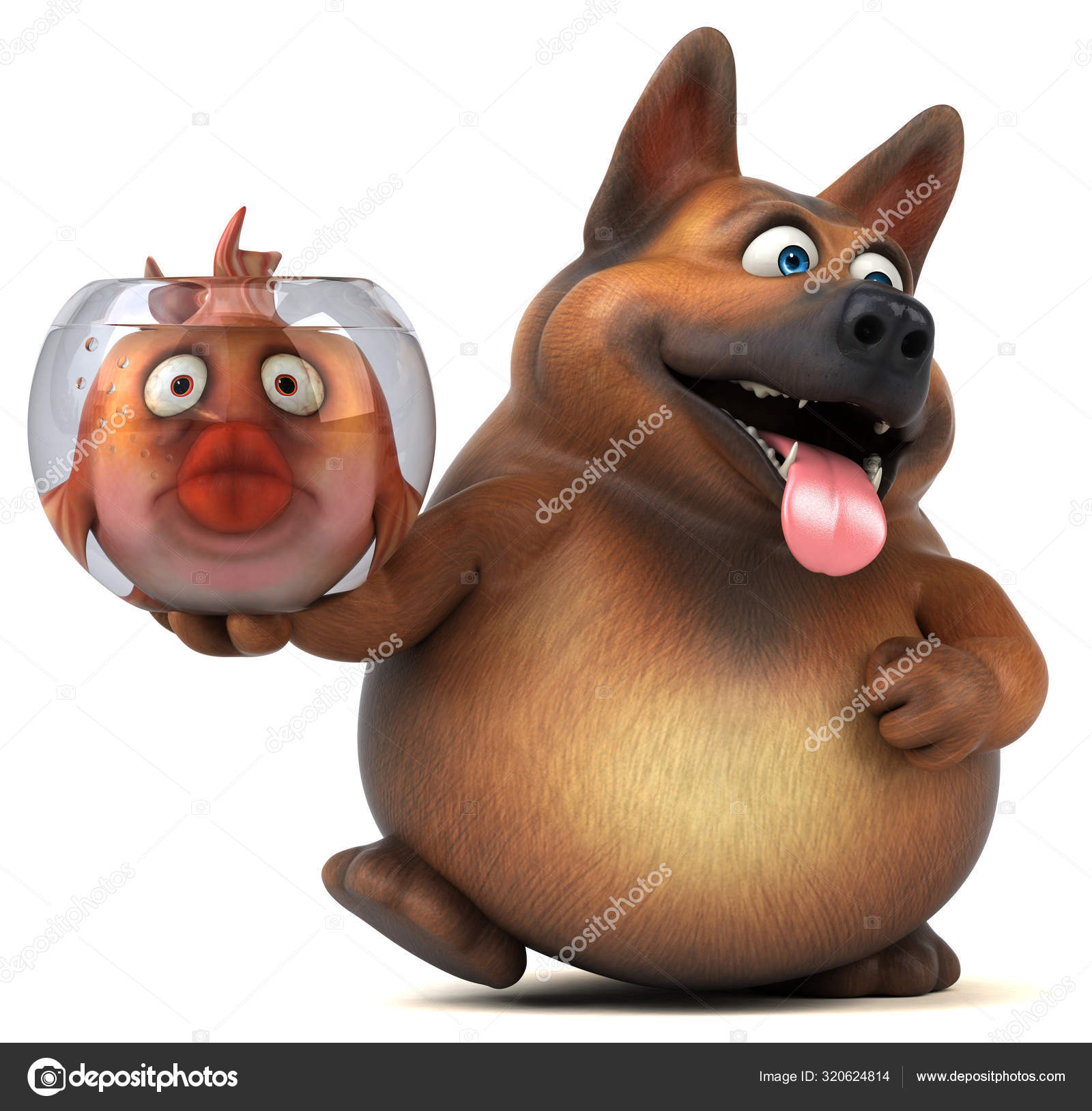 Cartoon Character Fish Stock Photo by ©julos 320624814
