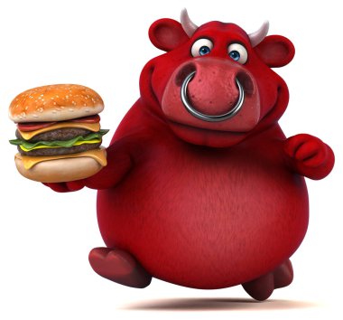 Hamburgerli Red Bull - 3D Görüntü