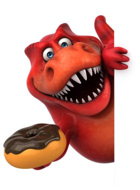 Çörek - 3d çizim ile eğlenceli dinozor