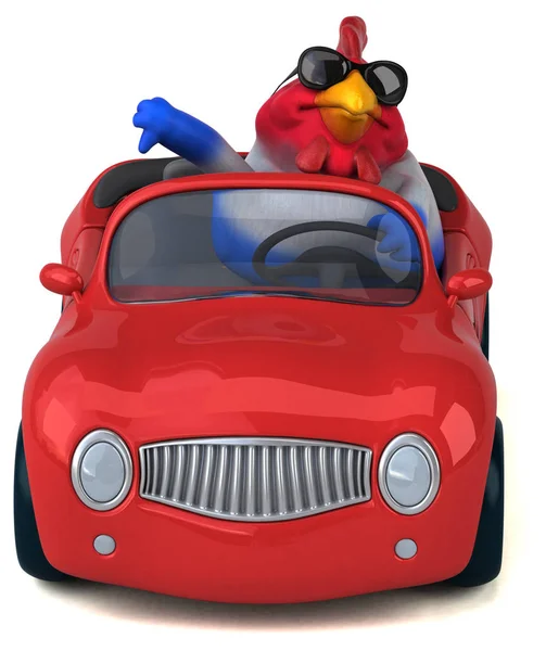 Cartoon Character Car — Stock Photo, Image