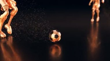 Bir futbol maçının 3D hareket tasarımı