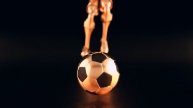 Bir futbol maçının 3D hareket tasarımı