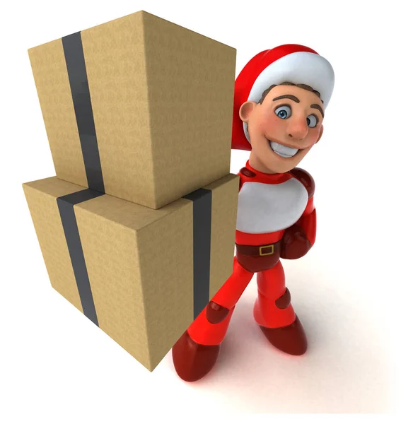 Cartoon Character Boxes — Stock Photo, Image