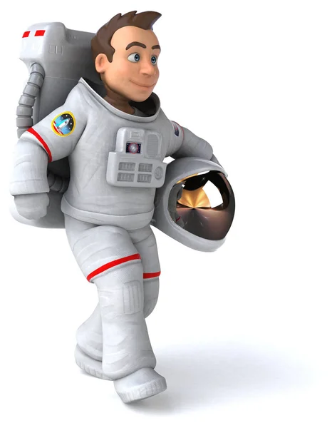 Spaß Astronaut Illustration — Stockfoto