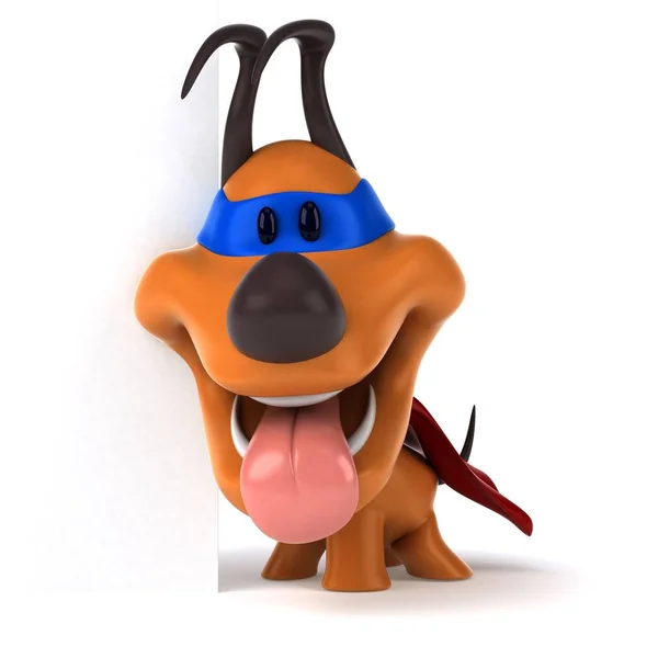 Fun Dog Illustrazione — Foto Stock