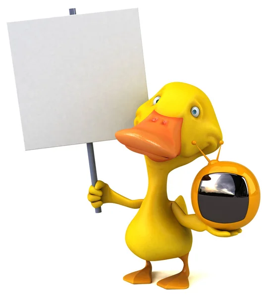 Fun Duck Illustration — Stock Photo, Image