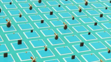 Çikolatalı Paskalya yumurtaları, animasyon 