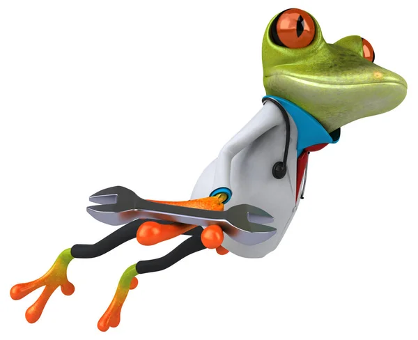 Frog Doctor Tool Illustration — Stock Photo, Image